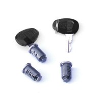 Kappa K502N Three Standard Locks Kit - Black