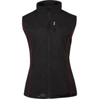 Keis B501WRP Ladies Premium Heated Bodywarmer - Black / Red
