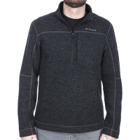 Klim Bighorn Canyon Wool Fleece 1/4 Zip Pullover - Black Heather