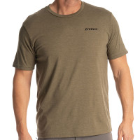 Klim Frontier Tri-Blend Tee - Military Green Frost / Black