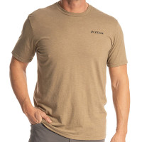 Klim Guts N' Glory Tri-Blend Tee - Coyote Brown Heather / Asphalt