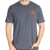 Klim Live to Ride Tri-Blend T-Shirt - Navy Frost / Strike Orange