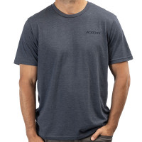 Klim Mountain Peak Tri-Blend Tee - Navy Frost / Dress Blues
