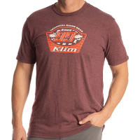 Klim Pioneer 99 Tri-Blend Tee - Maroon Frost / Peyote