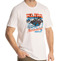 Klim Snowcrest Tri-Blend Tee - White / Imperial Blue