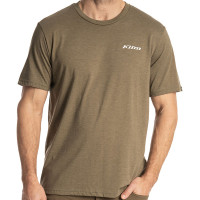 Klim Winter Vortex Tri-Blend Tee - Military Green Frost / Hi-Vis