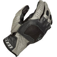 Klim Badlands Aero Pro Short Leather Gloves - Monument Grey