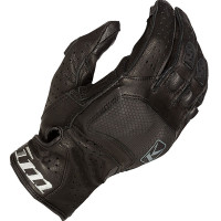 Klim Badlands Aero Pro Short Leather Gloves - Stealth Black