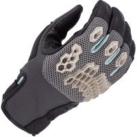 Klim Baja S4 Leather Gloves - Asphalt / Peyote