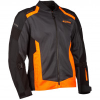 Klim Induction Textile Jacket - Black / Strike Orange