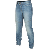 Klim Ladies Betty Tapered Stretch Denim Jeans - Ice Blue