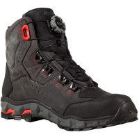 Klim Outlander Gore-Tex Leather Boots - Asphalt / High Risk Red