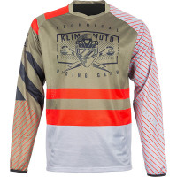 Klim Petrol Jersey - Octane Winter Moss / Redrock
