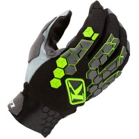 Klim Dakar Textile Gloves - Electrik Gecko