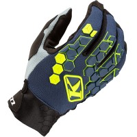 Klim Dakar Textile Gloves - Vivid Blue