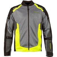 Klim Induction Textile Jacket - Hi Vis / Monument Grey