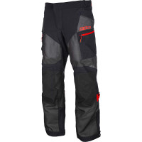 Klim Baja S4 Textile Trousers - Black / Fiery Red