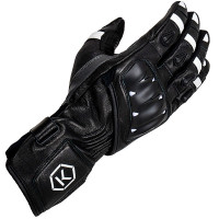 Knox Armour Oulton Leather Gloves - Black / White
