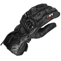 LS2 Swift Leather Gloves - Black