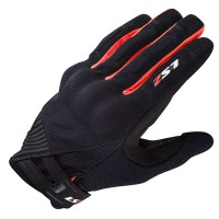 LS2 Dart 2 Gloves - Black / Red