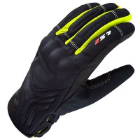 LS2 Jet 2 Gloves - Black / Hi-Viz Yellow