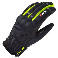 LS2 Ladies Jet 2 Gloves - Black / Hi-Viz Yellow