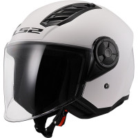 LS2 Airflow II - Solid Gloss White