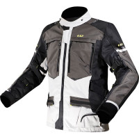 LS2 Norway Textile Jacket - Black / Grey / Light Grey / Yellow