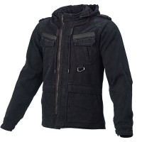 Macna Combat Textile Jacket - Black 