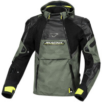 Macna Bradical Textile Jacket - Green / Black / Fluo Yellow