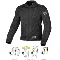 Macna Torido Textile Jacket - Black
