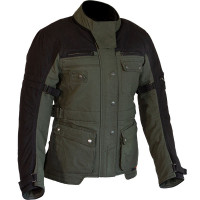 Merlin Mahala Ladies D3O Explorer Textile Jacket - Black / Olive