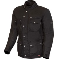 Merlin Monty D3O Waxed Cotton Explorer Jacket - Black