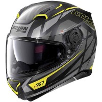 Nolan N87 N-Com - Originality Flat Black / Yellow