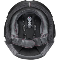 Nolan N21 Interior Lining - Black / Red