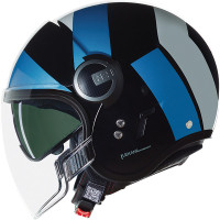 Nolan N21 Visor Tangente - Black / Blue / Silver