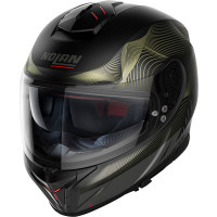 Nolan N80-8 N-Com - Powerglide Flat Black / Gold
