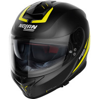 Nolan N80-8 N-Com - Staple Flat Black / Yellow