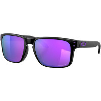 Oakley Holbrook Sunglasses - Matt Black / Prizm Violet Lens