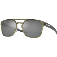 Oakley Latch Alpha Sunglasses - Satin Olive / Prizm Black Lens