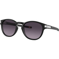 Oakley Latch Sunglasses - Matt Black / Prizm Grey Gradient Lens