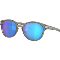 Oakley Latch Sunglasses - Matt Grey / Prizm Sapphire Polarized Lens