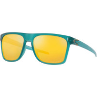 Oakley Leffingwell Sunglasses - Matt Arctic Surf / Prizm 24K Polarized Lens