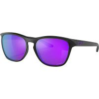 Oakley Manorburn Sunglasses - Matt Black / Prizm Violet Lens