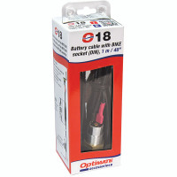 Tecmate Optimate Motorcycle DIN socket with SAE battery lead