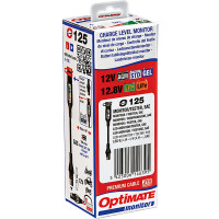Tecmate Optimate SAE connector, with integrated lead acid & Lithium battery status monitor