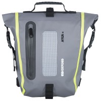 Oxford Aqua T8 Tail Bag - Black / Grey / Fluo Yellow