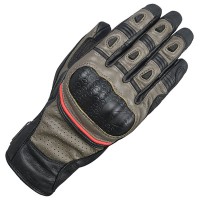 Oxford Hawker Leather Gloves - Brown / Black