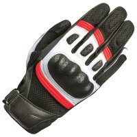 Oxford RP-6S Leather Gloves - Black / Red / White 