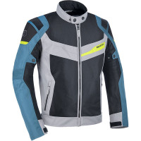 Oxford Dakar Dry2Dry Air 1.0 Textile Jacket - Silver / Blue / Fluo Yellow